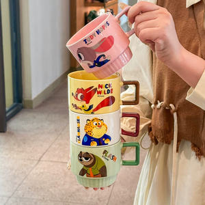 Taza de Cerámica <span class=keywords><strong>Disney</strong></span> con Asa, Diseño de Dibujos Animados y Caja de Regalo, Taza para Café, Leche, Regalo, Oficina y Navidad - Product Image 3