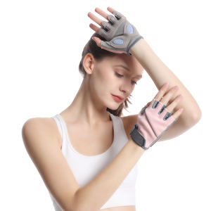 Gants de sport, levage de poids, gants courts sans doigts avec ouverture incurvée pour améliorer la Protection de la paume - Product Image 4