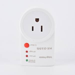 Protector de Voltaje con Enchufe Americano 120V 220V, con Indicador Luminoso, Reinicio Automático, Protección Contra Sobrevoltaje y Bajo Voltaje, Uso Universal - Product Image 4