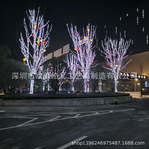Artificial Christmas <b>Trees</b> With <b>Led</b> Lights Decorative For Outdoor Garden And Plaza Lighting Display - Product Image 1