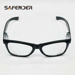 ANSI แว่นตานิรภัยแนว Z87.1ในการทำงานปรับแขนข้างได้แว่นตาป้องกันการเกิดฝ้า - Product Image 2