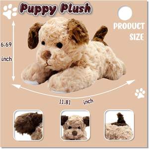 Nuomiyue 12 "ตุ๊กตาสัตว์ยัดนุ่นสีน้ำตาลสำหรับเด็ก - Product Image 3