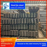 Acier Foshan Série ST Norme GB 10 #   Poutre en I non alliée pliée ; Jinx 16 #   Poutre en I galvanisée laminée à chaud 12 kg (poids réel) Guangdong