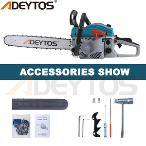 เลื่อยยนต์เบนซิน2จังหวะโซ่เลื่อยไฟฟ้า20นิ้วใช้น้ำมันเบนซินและ52CC ราคาถูก - Product Image 6