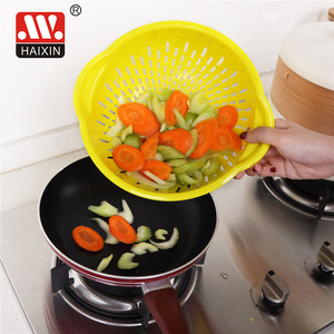 हैक्सिसिन 3. 5qt/5qt/6.5qt/6.5qt/6.5qt Bpa मुक्त प्लास्टिक फल और सब्जी वाशिंग बास्केट 2 कटोरे में - Product Image 3