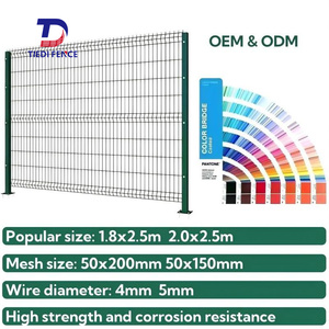V Press Metal <strong>Mesh</strong> Protective Fence <strong>3D</strong> Iron Welded Wire <strong>Mesh</strong> Fence for Garden Fencing <strong>Trellis</strong> - Product Image 2