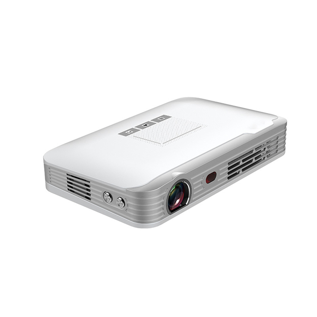 LONNST T9S Mini DLP Smart Android Projector Portable 4K WiFi Video Beamer with 5G 600 Lumens for Home Theater & Mobile Phone