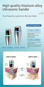 Doppia frequenza superwave Skin Cool No Needle Therapy Machine riscaldamento Face Lift Machine - Product Image 4