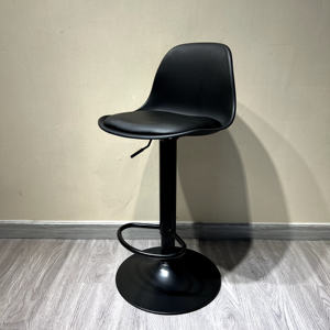 Hersteller Kunststoff Home High Barhocker Höhen verstellbarer Rückenlehne Drehstuhl Moderner minimalisti scher Stil Coffee Shop Barhocker - Product Image 5