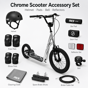 Scooter di fascia alta cromato per giocatore professionista, - Product Image 4