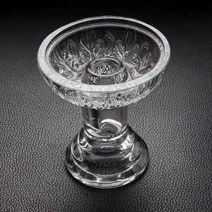 Premium Heat Resistant Borosilicate Glass Hookah Bowl Shisha Head Phunnel Style Clear Crystal Nargile Flavor Container - Product Image 5