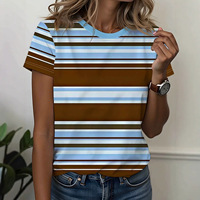 Nouveau T-shirt blanc décontracté à col rond et manches courtes pour femme, imprimé léopard, paillettes et lettres tournesol, coupe ample et polyvalente