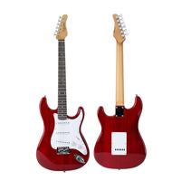 Guitare électrique Starway de haute qualité, 39 pouces, prix de gros, 6 cordes, instrument de musique pour débutant