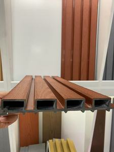 WPC <span class=keywords><strong>PE</strong></span> tấm Tường hiện đại xây dựng ngoài trời composited tường ốp cho khách sạn bên ngoài bức tường - Product Image 4