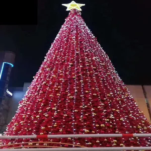Большие светодиодные светящиеся гирлянды для моделирования рождественской елки на заказ, Рождественское украшение, праздничные Ландшафтные огни