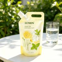 Pochettes souples personnalisées pour assouplissant textile, savon liquide, lessive, avec bec verseur, formats 800ml, 1L, 2L, 3L