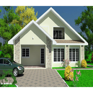 Casa residencial exterior de estilo europeo con estructura de acero ligero Hege - Product Image 3