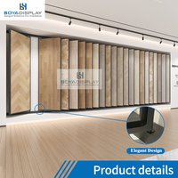Présentoir d'échantillons de carreaux personnalisé certifié ISO9001 BoYa pour les salons professionnels