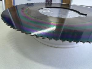 Disco de Sierra HSS Kinkelder <span class=keywords><strong>JULIA</strong></span> Karnasch Industrial OEM Circular con Recubrimiento de Ti 250-500mm - Product Image 3
