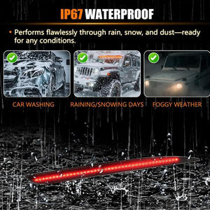 Réflecteur de pare-chocs à LED rouge pour 2015-2018 <span class=keywords><strong>Chrysler</strong></span> 300 Feux arrière de clignotants Feux de freinage 68213445AB, 68213444AB - Product Image 5