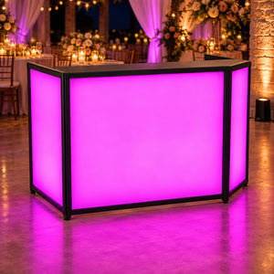 Cabina de DJ con Iluminación LED RGB DMX512, Portátil, para Escenarios y Eventos - Product Image 3