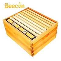 Nouveau nourrisseur d'abeilles en plastique noir de 6,5 L/3,5 L avec couvercle en bois pour usage en apiculture