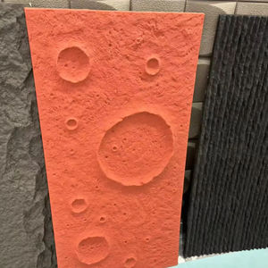 Paneles de pared 3D con diseño de <span class=keywords><strong>Luna</strong></span>, tableros decorativos de puerta impermeables de PU de fácil instalación para exteriores e interiores para uso en exteriores - Product Image 3