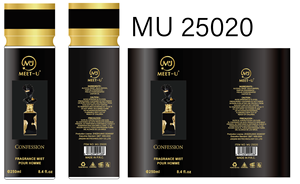 Bruma Corporal Perfumada Meet-U Concession, 8.4 Fl Oz, Aroma Amaderado para Hombre - Product Image 1