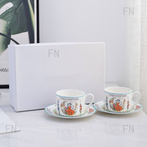 Collection Luxe Européenne Soleil et Lune : Service de Table en Céramique avec Assiettes et Tasses à Gravure Durable – Meilleures Ventes - Product Image 4