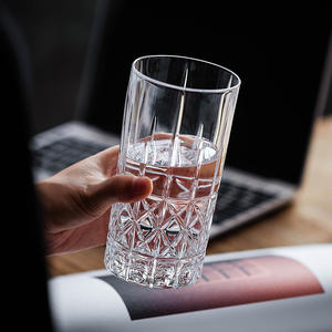 Cristalería Hxglass Hotsale 12oz Vasos Lanza de Odín Patrón <span class=keywords><strong>Highball</strong></span> Glass Café Whisky Vino Beber Vasos - Product Image 4