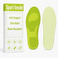 Semelles intérieures sport en PU souple, respirantes, anti-transpiration, écologiques et durables pour hommes et femmes, pour la marche quotidienne