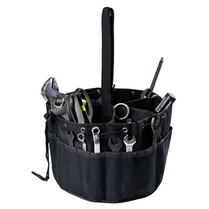 <b>Tool</b> Bag Bucket <b>Storage</b> Black 22 Pockets Nail <b>Storage</b> Organizer For <b>Tool</b> Kit - Product Image 4