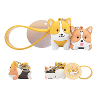 Porte-clés personnalisé en résine Corgi, pendentif chien mignon en peluche, fabricant OEM de porte-clés pour enfants, idéal comme cadeau pour les enfants