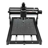 Máquina Router CNC de 500W CNC4030 Pro, Estructura Totalmente Metálica, Máquina de Grabado CNC de 3 Ejes con Controlador Offline para Madera, Metal y MDF