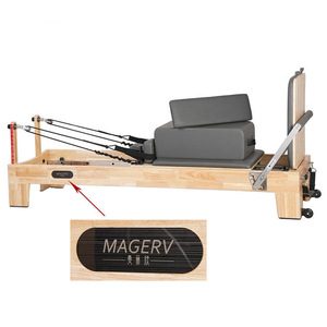 ベストセラー ヨガスタジオ 家庭用 ポータブル 安定性 メープル・ブナ・オーク材 木製 折りたたみ式 ヨガマシン ピラティスリフォーマー - Product Image 2