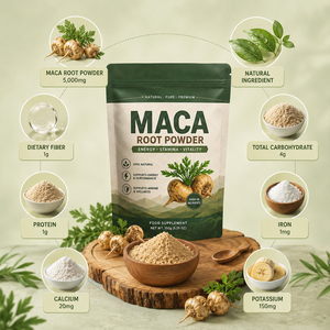 Extracto de Raíz de Maca Orgánica en Polvo, Antioxidante, Aumenta la Energía, Refuerza el Sistema Inmunitario, Certificado Halal, Suplemento de 100g para Adultos, No para Niños - Product Image 4