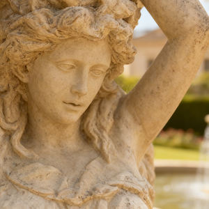 Estatua Decorativa de Piedra Blanca Tallada a Mano, Diseño de <span class=keywords><strong>Pilar</strong></span> para <span class=keywords><strong>Casa</strong></span> - Product Image 2