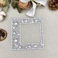 Matrice de découpe en métal sur le thème de la géométrie pour albums photo, boîtes cadeaux, cartes en papier, cartes de vœux et scrapbooking DIY