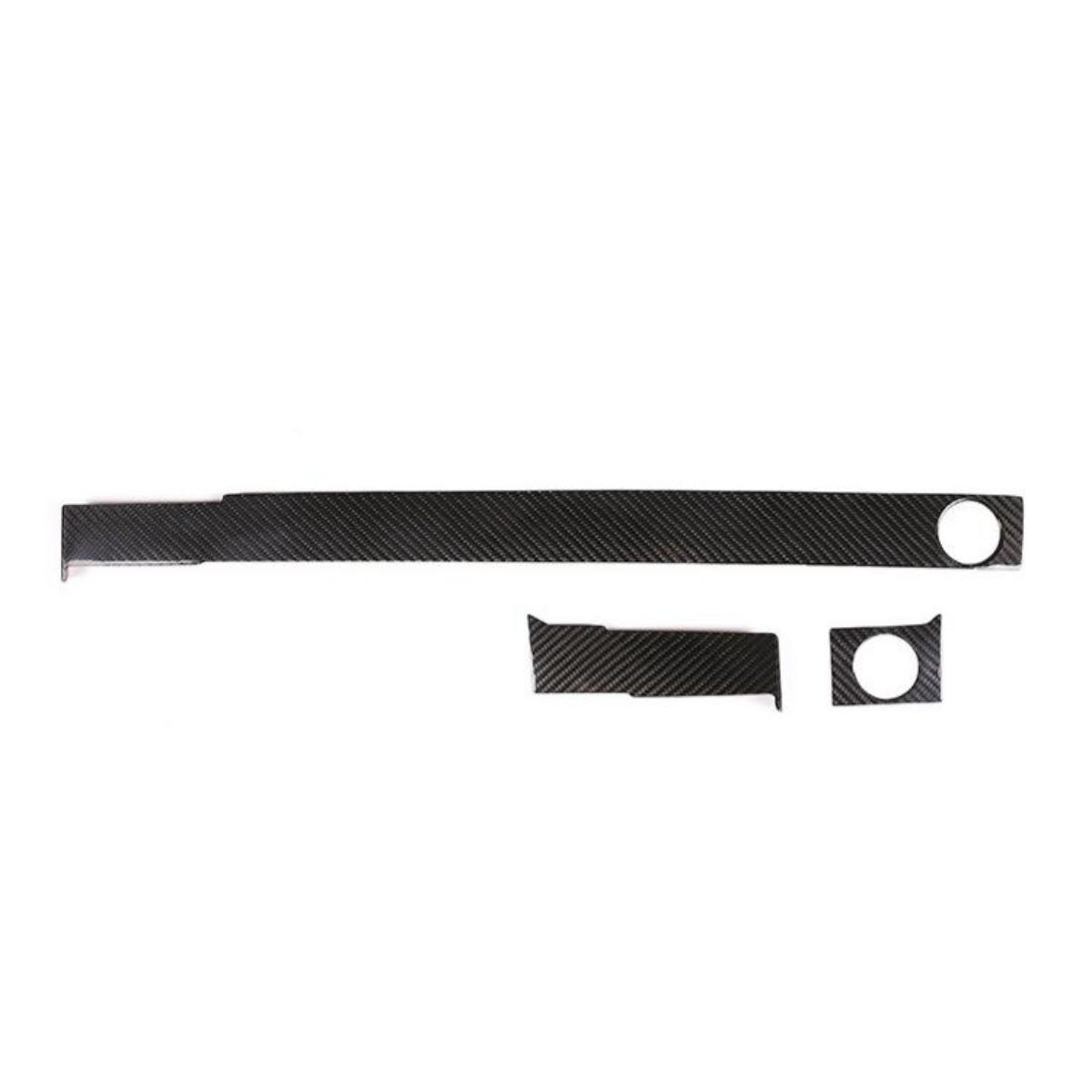 Fibra de Carbono Real Negra Volante a la Izquierda