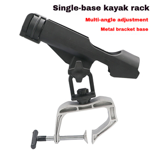 Supporto per Canna da Pesca per Kayak Resistente con Doppio Morsetto per Barca - Product Image 2