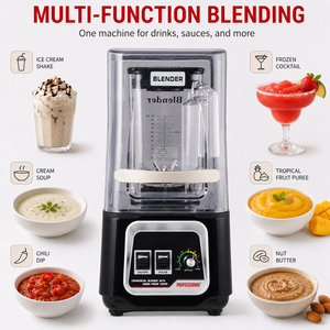 Licuadora Comercial de Alta Resistencia con Aislamiento Acústico y Velocidad Variable para Cafetería o Tienda de Jugos - Product Image 2