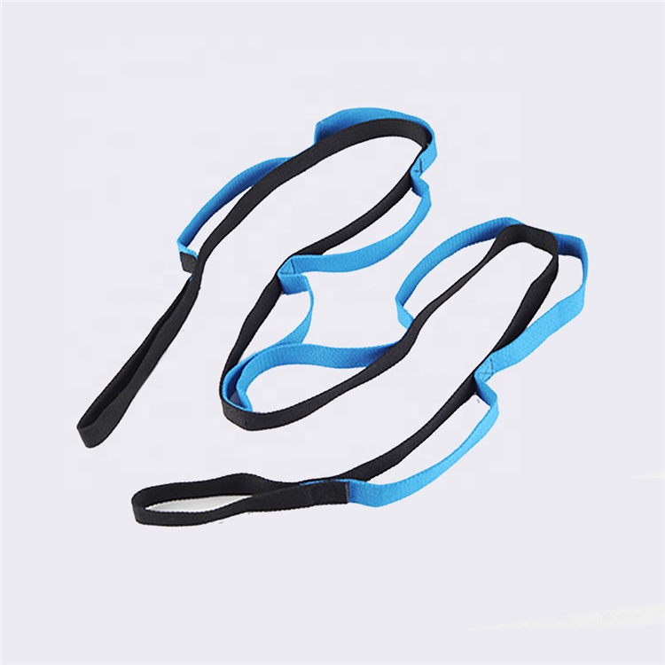 Джутовый хлопковый/Конопляный ремень для йоги, эластичная лента, ремень для йоги для растяжки с петлями