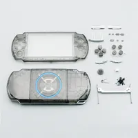 Coque de console de jeu de remplacement pour PSP3000 PSP 3000 Crystal Colors Full Housing Cover Case W/ Button Kit