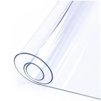 Film de protection transparent en PVC souple pour table, imperméable et anti-poussière, pour couverture de table, surface de bureau, protection domestique