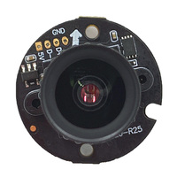 Module de caméra USB HDVscope HDV-USB5E0-R25-L4 à faible luminosité, diamètre 25 mm, HDR 0,0001 Lux, 5MP IMX335, 2592x1944, 30 ips, sans distorsion