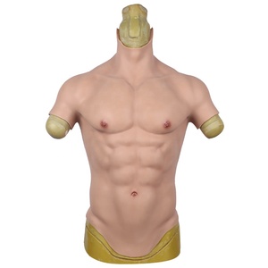 Muscles en Silicone Poitrine Réaliste Pour Hommes Poitrine Muscle Enlartement Crossdresser Mascarade Caoutchouc Muscle Suit - Product Image 1