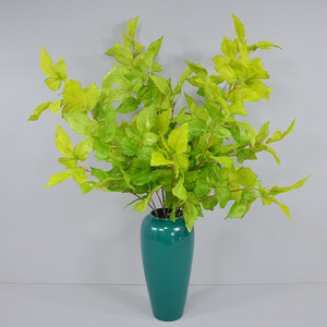 Dongchen Crafts Bluebird Leaf Artificial Plant 100cm-200cm <b>Silk</b> <b>Flower</b> Home Decor Wedding Prop - Product Image 1