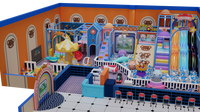 Aire de jeux intérieure commerciale personnalisée Hello Cat pour enfants, équipement de jeux souples, installations de parc d'attractions pour enfants, matériau ABS, 500 kg