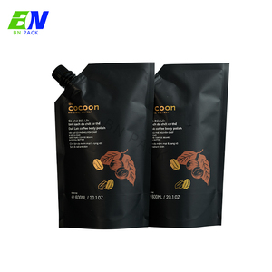 Sinh thái thân thiện đứng túi Cà phê 500ml 1L 2L <span class=keywords><strong>doypack</strong></span> với nắp kéo tái sử dụng vòi ống đồng in - Product Image 1