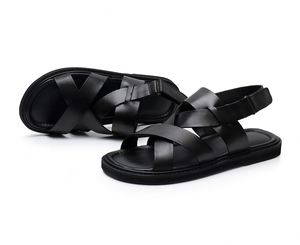 Sandalias de Playa para Hombre, de Cuero Vacuno, Clásicas, Modernas, Casuales, Transpirables, Ligeras, para Exteriores - Product Image 4